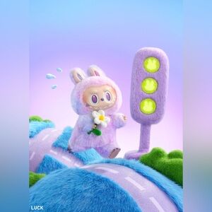 Unopened Labubu Big Into Energy Single Luck Authentic Purple